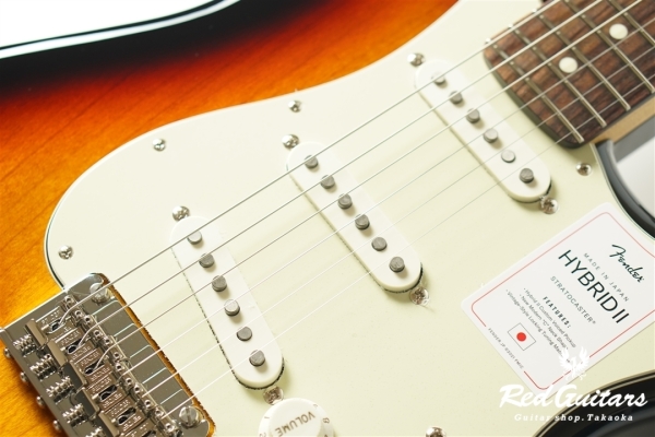  Made in Japan Hybrid II Stratocaster - 3-Color Sunburst